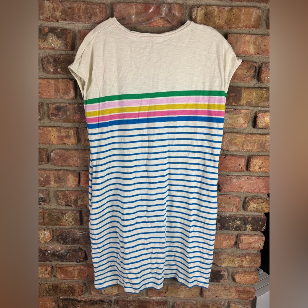 Boden Paulina Stripe T Shirt Dress Stripe Longline Size 12 - Picture 3 of 3